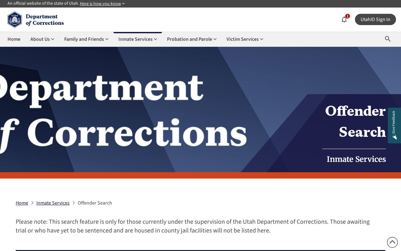 Cottonwood Heights people search in the Utah offender locator